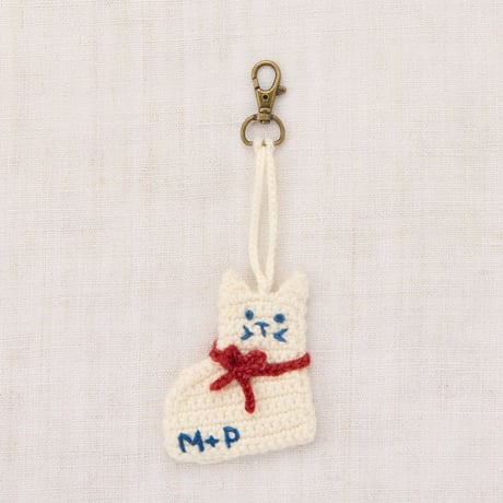 【Misha&Puff】KITTEN BAG CHARM (WINTER CREAM)