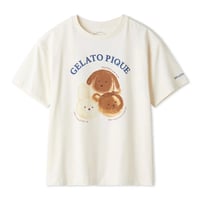 【 gelato pique 】PWCT264333 ｱﾆﾏﾙﾌﾞﾚｯﾄﾞﾜﾝﾎﾟｲﾝﾄTｼｬﾂ CRM (size F)