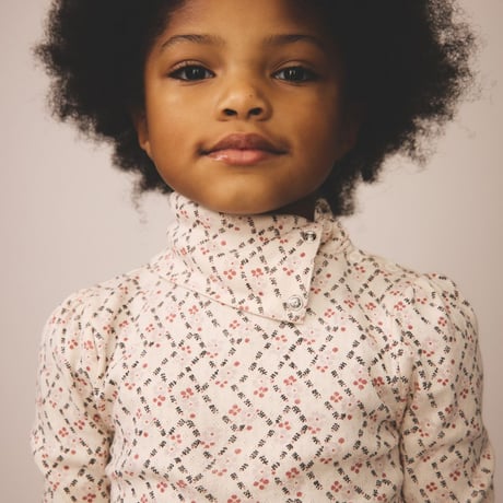 入荷後発送ご予約商品【 SOOR PLOOM 】POUF TURTLENECK, TRELLIS PRINT, LADYBIRD