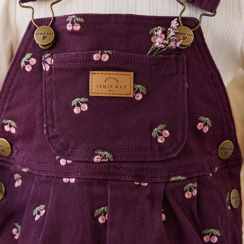 Jamie kay 】JKFO264063 ﾁｪﾘｰ刺繍ｵｰﾊﾞｰｵｰﾙCherry WI