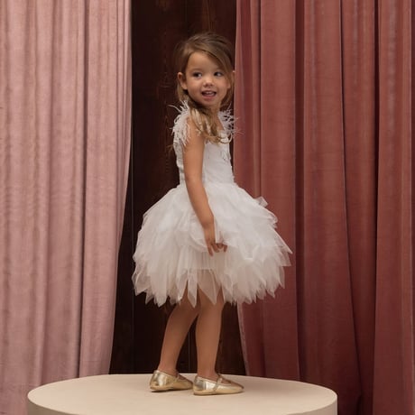 【 NORALEE 】MAGIQUE DRESS WHITE（4Y,6Y,8Y,10Y）