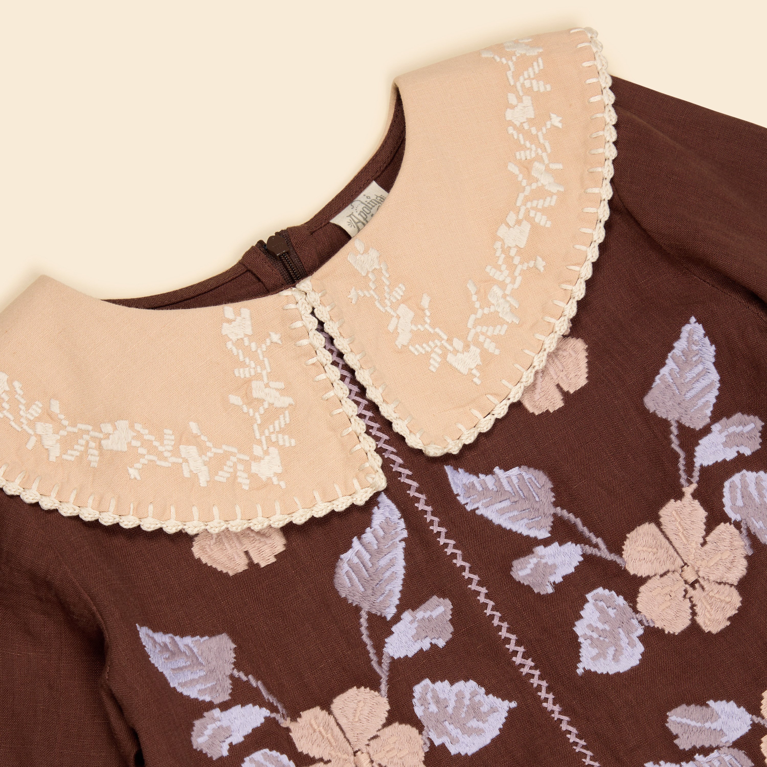 Apolina 】 DARIA BLOUSE - DARK CHOCOLATE | MIK