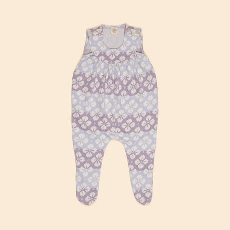 【 Apolina 】 BABY JERSEY HILDA OVERALL ROMPER - ICELANDIC POPPY
