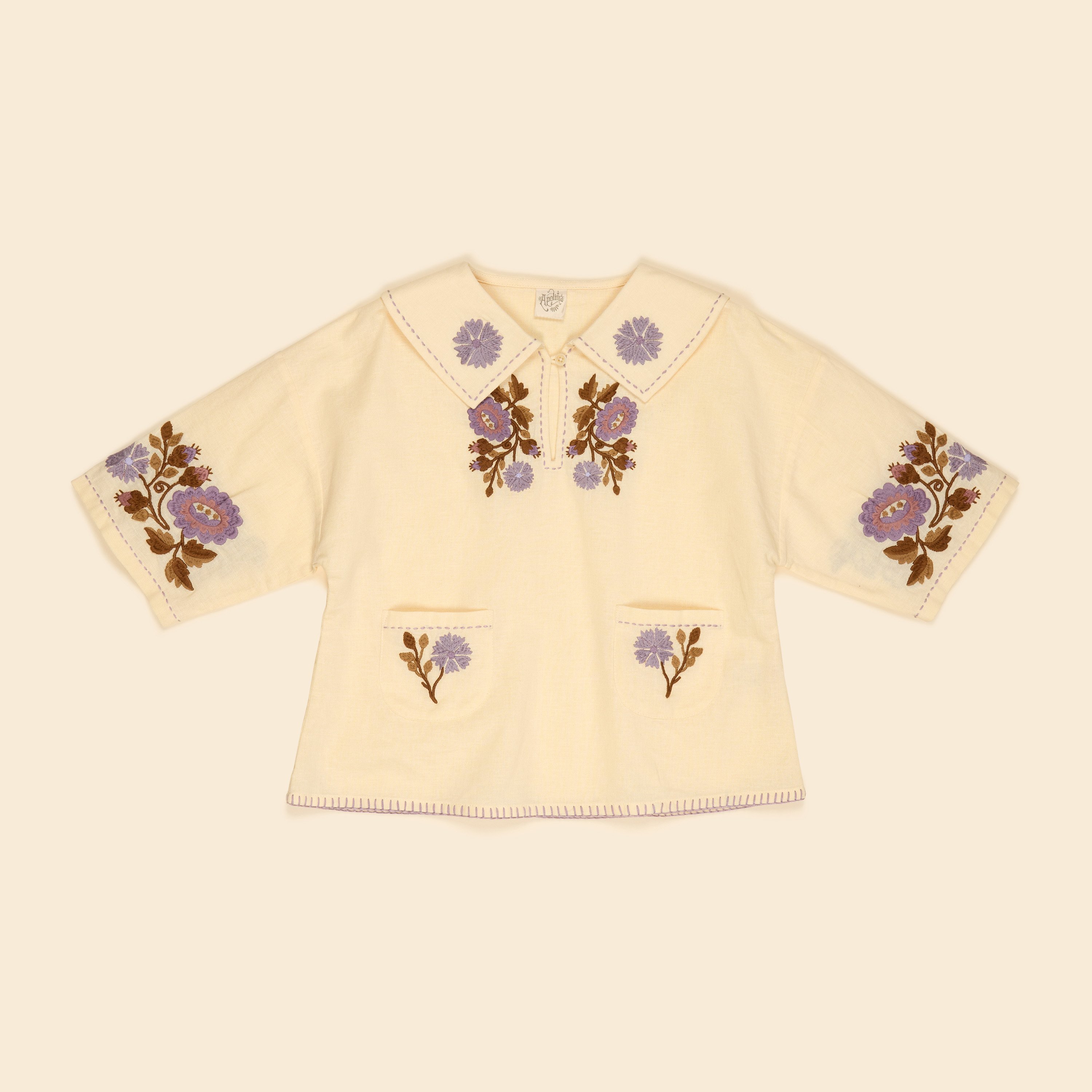 Apolina 】 THALIA BLOUSE - CREAM | MIK & CO