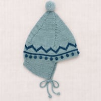 【Misha&Puff】ZIG ZAG POINTY PEAK HAT (SLATE)