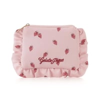 【 gelato pique 】 PWGB264595 ｽﾄﾛﾍﾞﾘｰ総柄ﾃｨｯｼｭﾎﾟｰﾁ PNK