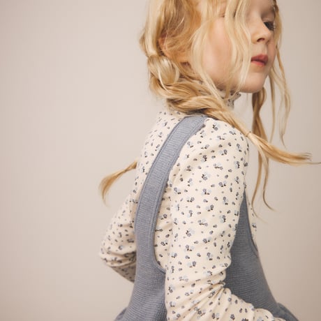 入荷後発送ご予約商品【 SOOR PLOOM 】SNAP TURTLENECK, CALICO PRINT, POWDER