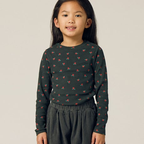 【The Campamento】 Flowers Grey Tshirt