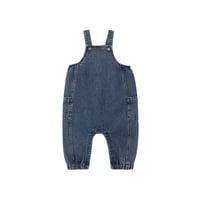 【 Rylee + Cru 】CARGO BABY OVERALL INDIGO（18-24M, 2-3Y）