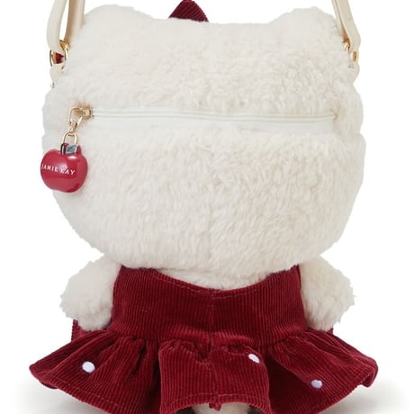 【 Jamie kay × HELLO KITTY 】 JKGB264950 ぬいぐるみボアポシェット IVR