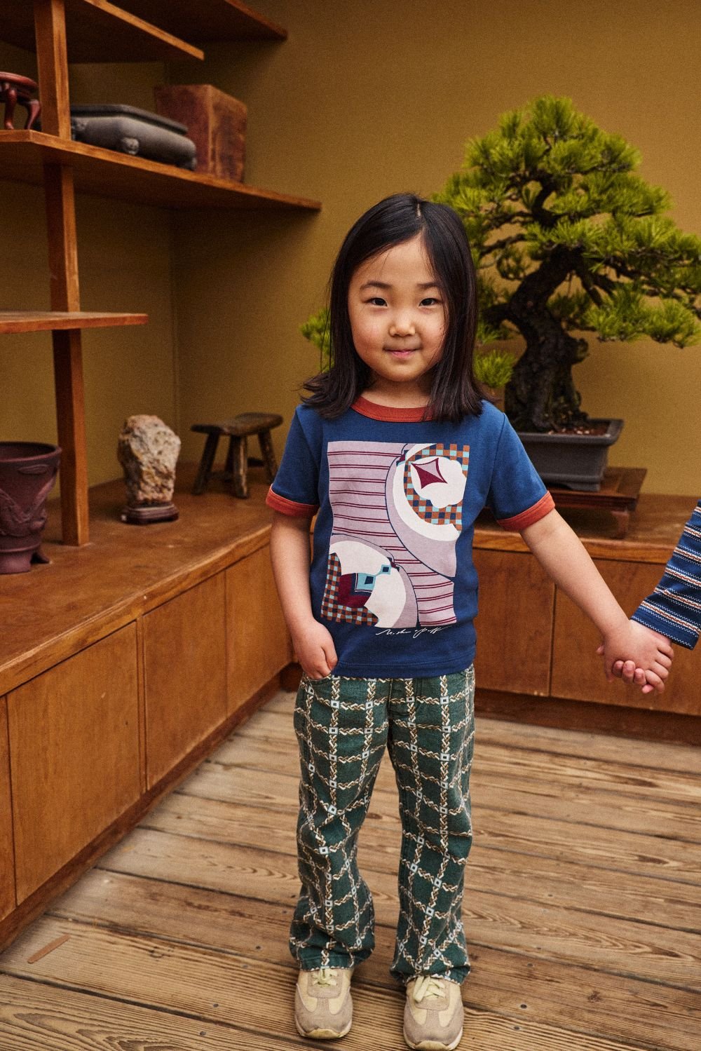 Misha&Puff】 KAITO RINGER TEE (MARINE BLUE) | M