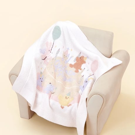 【 gelato pique 】 PKGG999162 KIDSﾌｪｲﾊﾞﾘｯﾄJQDﾌﾞﾗﾝｹｯﾄ MNT