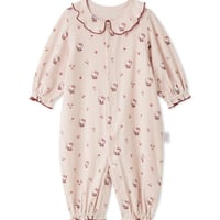 【 Jamie kay × HELLO KITTY 】JBCO264911 OC新生児総柄プリント2wayオール PNK（size 50）