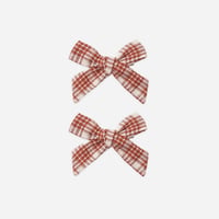 【 Rylee + Cru 】TEEN BOWS, SET OF 2 VINTAGE PLAID
