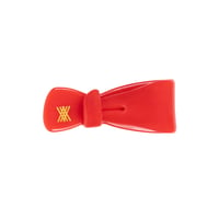 【Repose AMS】bow hair clip - firecracker red