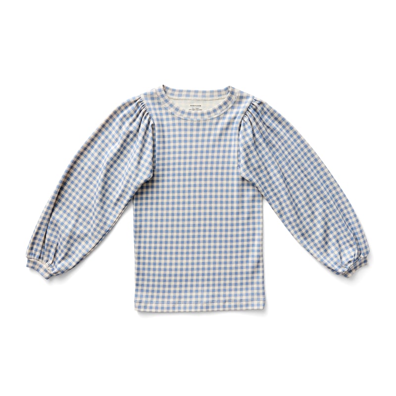 入荷後発送ご予約商品【 SOOR PLOOM 】BALLOON TEE, GINGHAM PR