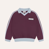 【The Campamento】 The Campamento Burgundy Polo - Burgundy