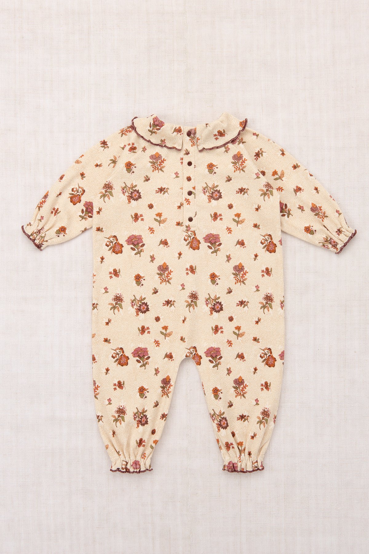 Misha&Puff】 BABY PIERROT ONESIE (STRING/ANTIQU
