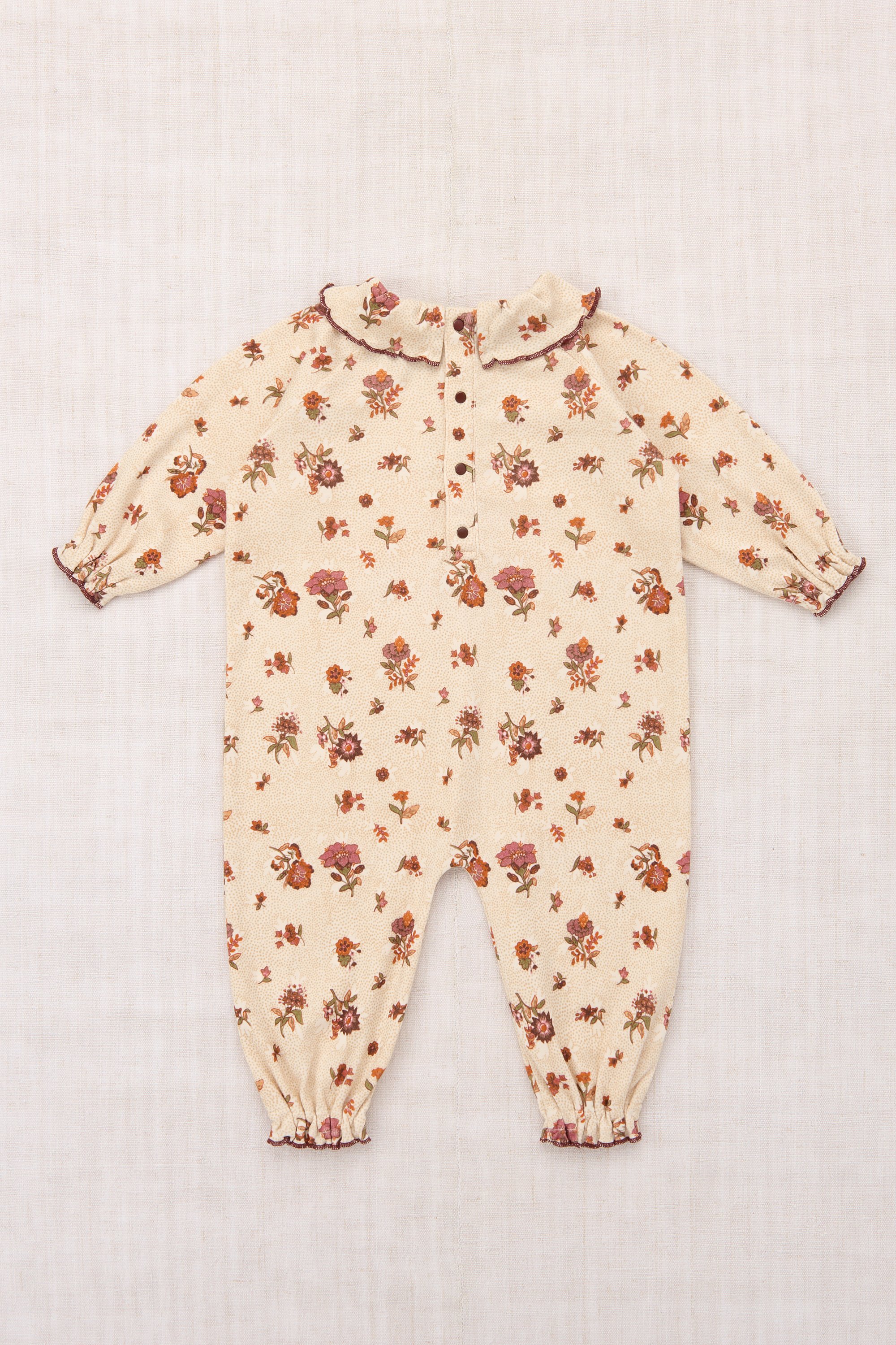 Misha&Puff】 BABY PIERROT ONESIE (STRING/ANTIQU