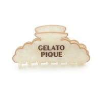 【 gelato pique 】PWGA264608 ﾊﾞｲｶﾗｰﾛｺﾞﾍｱｸﾘｯﾌﾟIVR