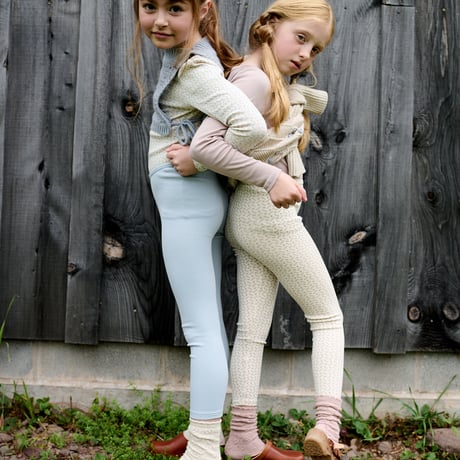 入荷後発送ご予約商品【 SOOR PLOOM 】RIB LEGGING, TALC