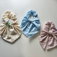 【mc】　Embroidery ribbon scrunchie mini