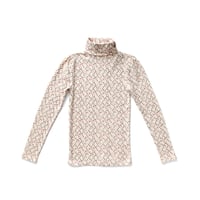 入荷後発送ご予約商品【 SOOR PLOOM 】POUF TURTLENECK, TRELLIS PRINT, LADYBIRD