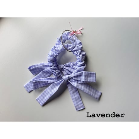 【mc】 Twin  scrunchie Gingham