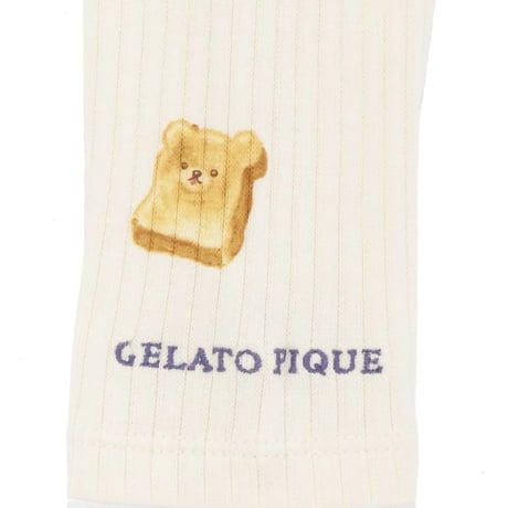 【 gelato pique 】PBCO264481 BABYｱﾆﾏﾙﾌﾞﾚｯﾄﾞ柄ﾛﾝﾊﾟｰｽ CRM (size 70, 80)