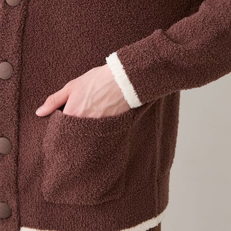 【 gelato pique 】PMNT264085 HOMMEﾍﾞﾋﾞ ｱﾆﾏﾙﾌﾞﾚｯﾄﾞｶｰﾃﾞ&ｽｶｰﾌ BRW (size M)