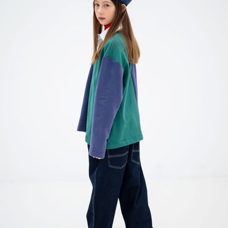 【Repose AMS】polo shirt - eclipse scout color