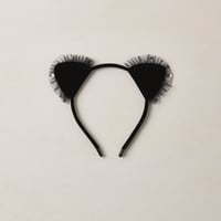 【 NORALEE 】CAT HEADBAND BLACK