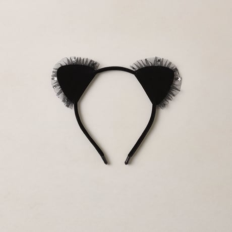 【 NORALEE 】CAT HEADBAND BLACK
