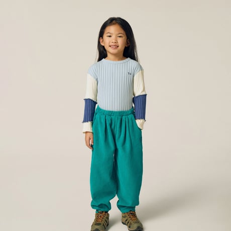【The Campamento】 Light Blue Contrast Tshirt - Light Blue