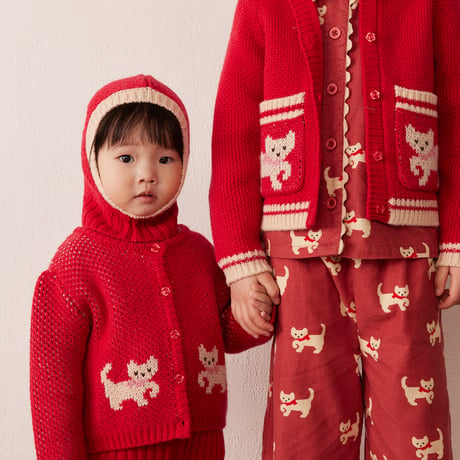 【hello Simone】Pinguin baby hood Kitty Cherry（Baby M）