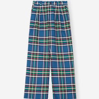 【BOBO CHOSES ADULT 】 Tartan flannel pleated pants　M