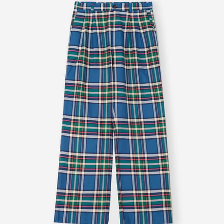 【BOBO CHOSES ADULT 】 Tartan flannel pleated pants　M