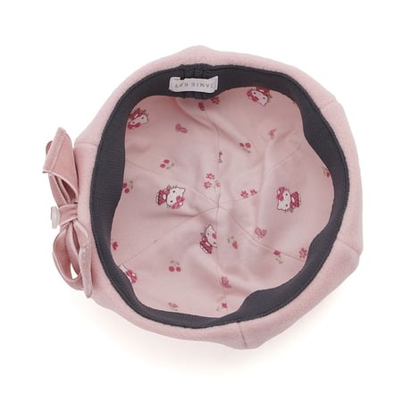 【 Jamie kay ×HELLO KITTY】 JKGH264951 ﾍﾞﾚｰ帽 PNK（頭位約53㎝）
