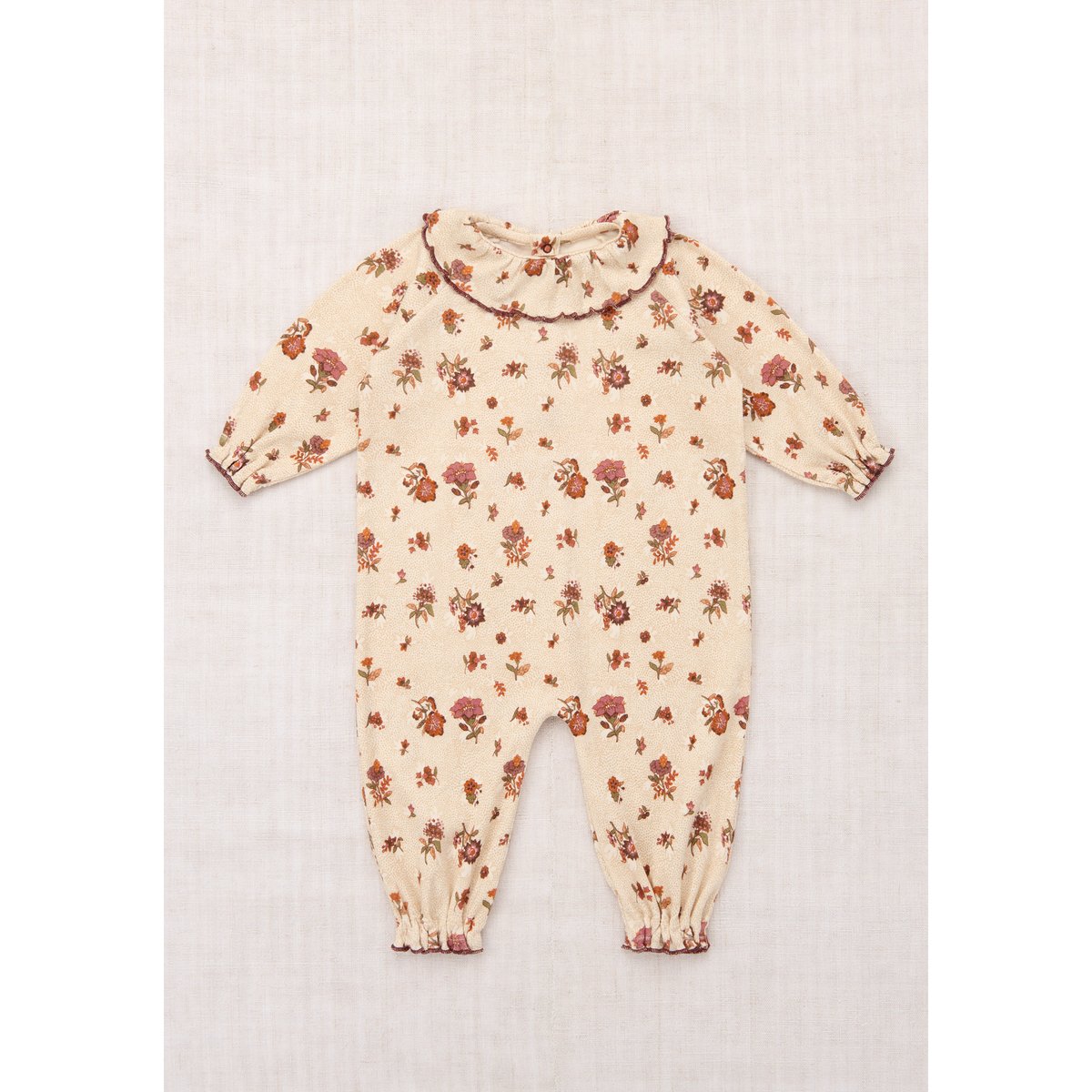 Misha&Puff】 BABY PIERROT ONESIE (STRING/ANTIQU