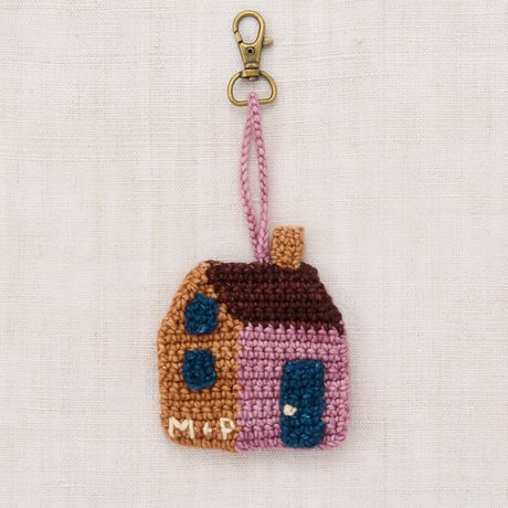 【Misha&Puff】 HOME BAG CHARM (ANTIQUE ROSE)