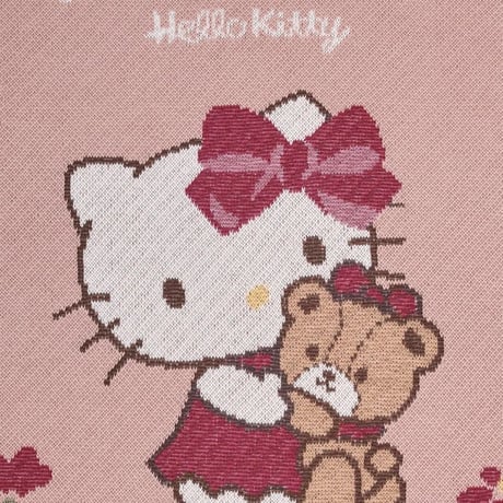 【 Jamie kay ×HELLO KITTY】 JKGG264908 ﾆｯﾄJQﾌﾞﾗﾝｹｯﾄ PNK