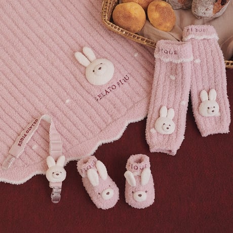 【 gelato pique 】PKGG264545 KIDSﾍﾞﾋﾞﾓｺﾗﾋﾞｯﾄﾌﾞﾗﾝｹｯﾄ PNK