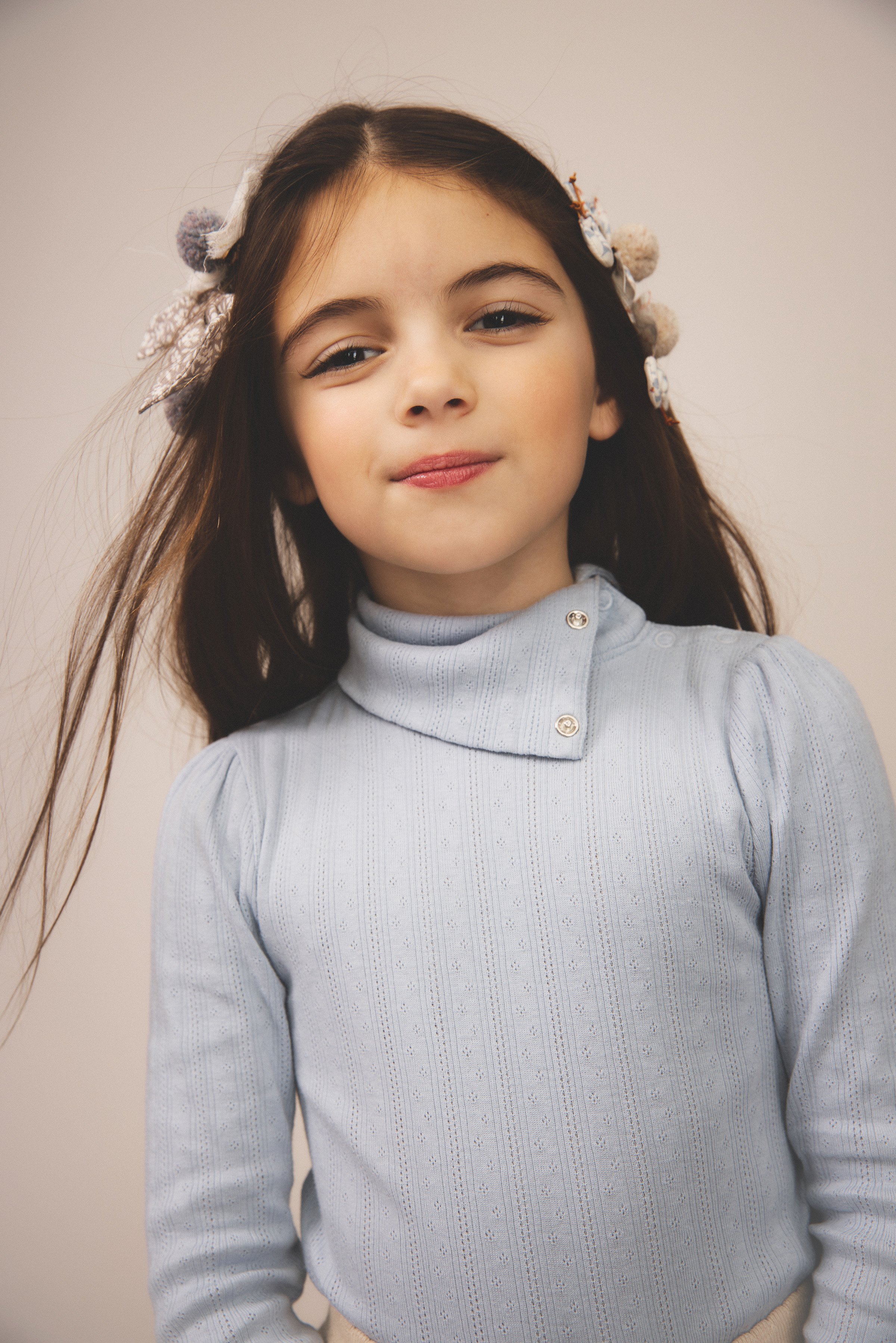 入荷後発送ご予約商品【 SOOR PLOOM 】POUF TURTLENECK, TALC P