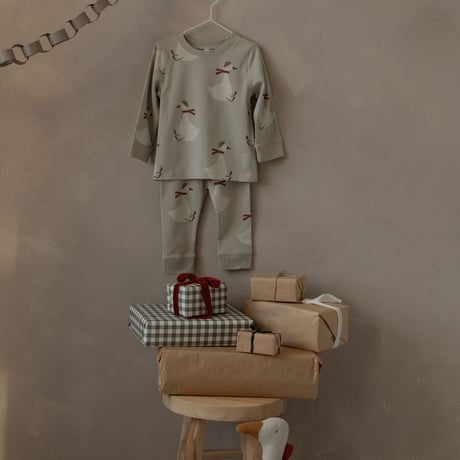 11月中旬頃発送予定ご予約【organic zoo】  Christmas Goose PJ's