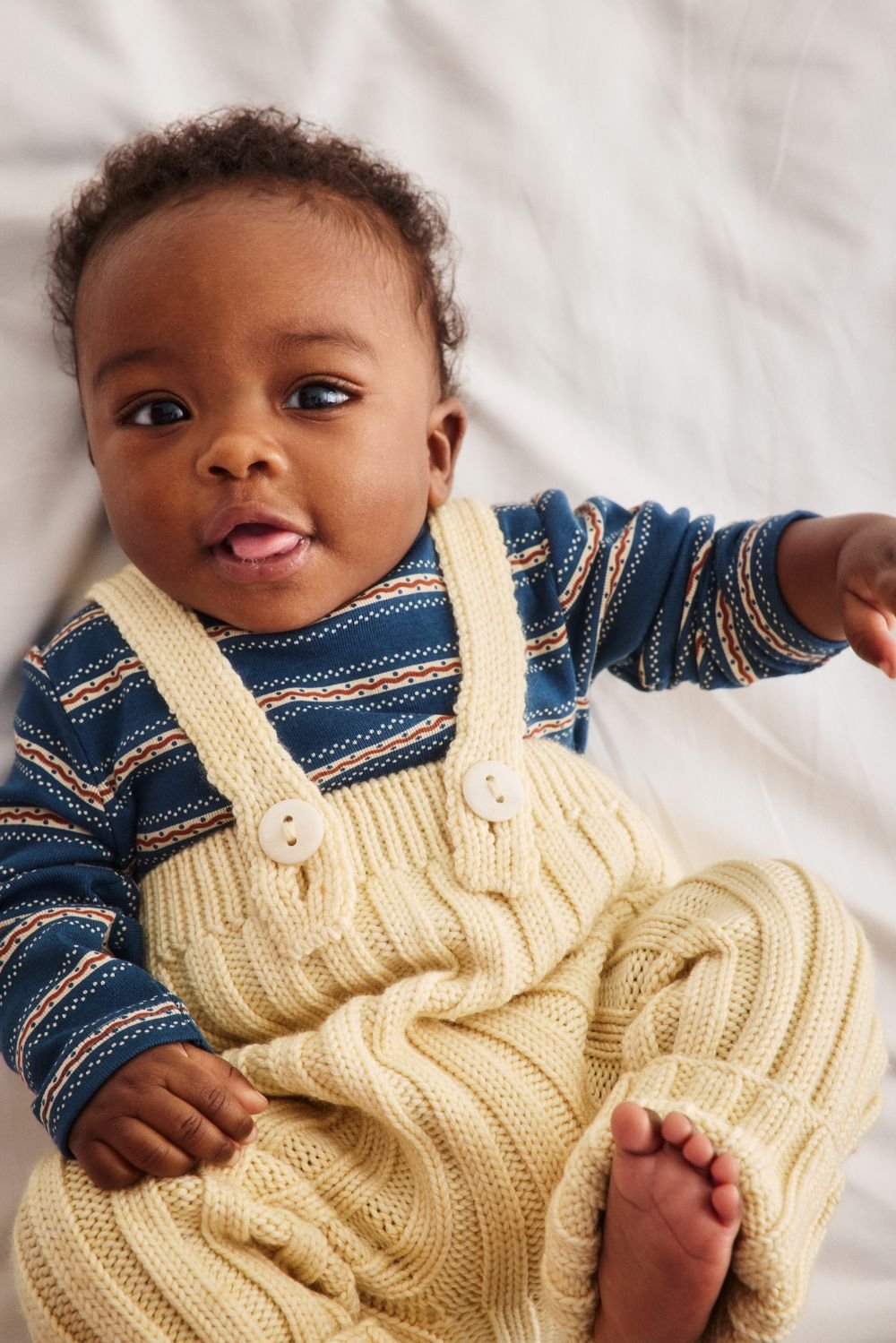 ボトムス misha&puff Baby rib longies 18-24m Misha&Puff】 BABY RIB LONGIES (SHORTBREAD) | MI