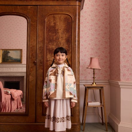 【 Apolina 】 WENDY MIDI SKIRT - CAMP CHECK