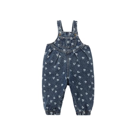【 Rylee + Cru 】VINTAGE OVERALL HEART DITSY（18-24M, 2-3Y）