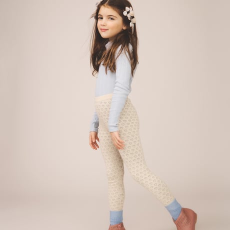入荷後発送ご予約商品【 SOOR PLOOM 】POUF TURTLENECK, TALC POINTELLE