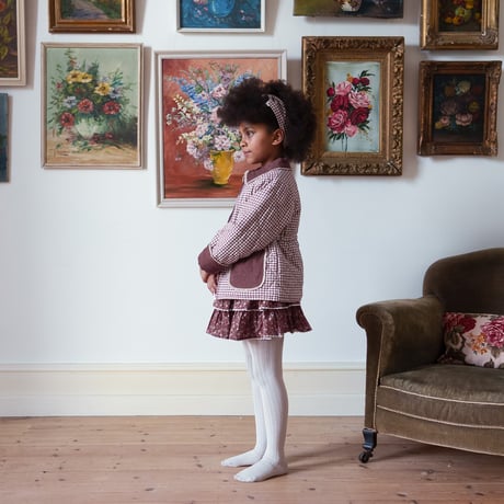 【 little cotton clothes 】Elsie jacket Sugarplum Check