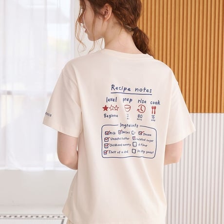 【 gelato pique 】PWCT264333 ｱﾆﾏﾙﾌﾞﾚｯﾄﾞﾜﾝﾎﾟｲﾝﾄTｼｬﾂ CRM (size F)